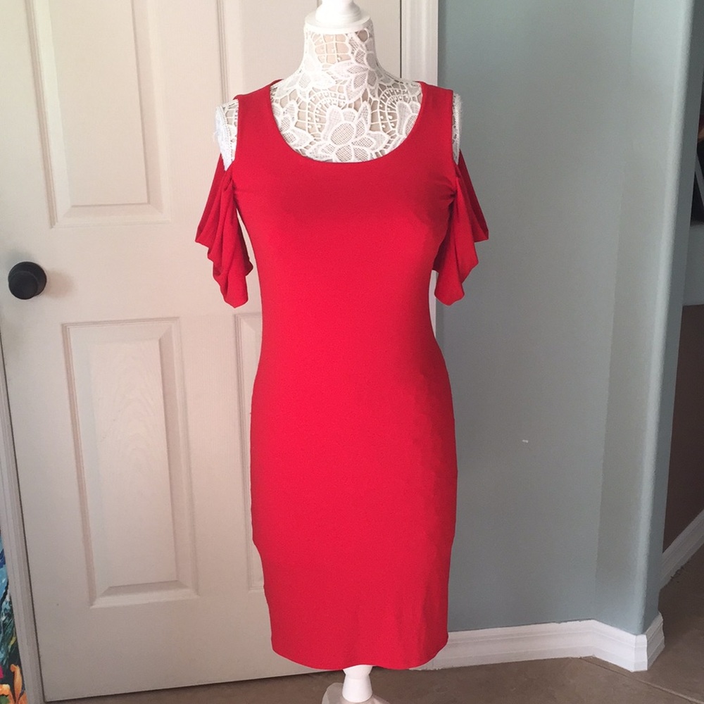 Eva Varro red dress